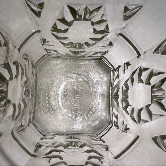 Vintage Clear Glass Manschewitz Monarch Wine Co. One Quart Decanter - Picture 8 of 9